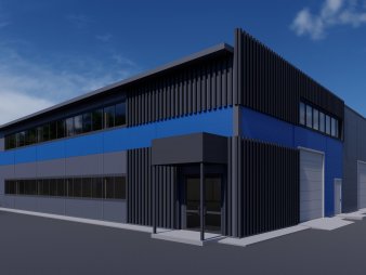 СТО с АБК из сэндвич-панелей