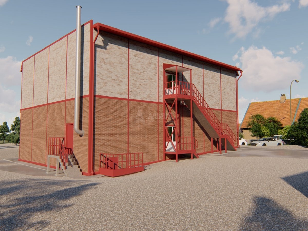 3D визуализация Магазин из сэндвич-панелей - фото 9