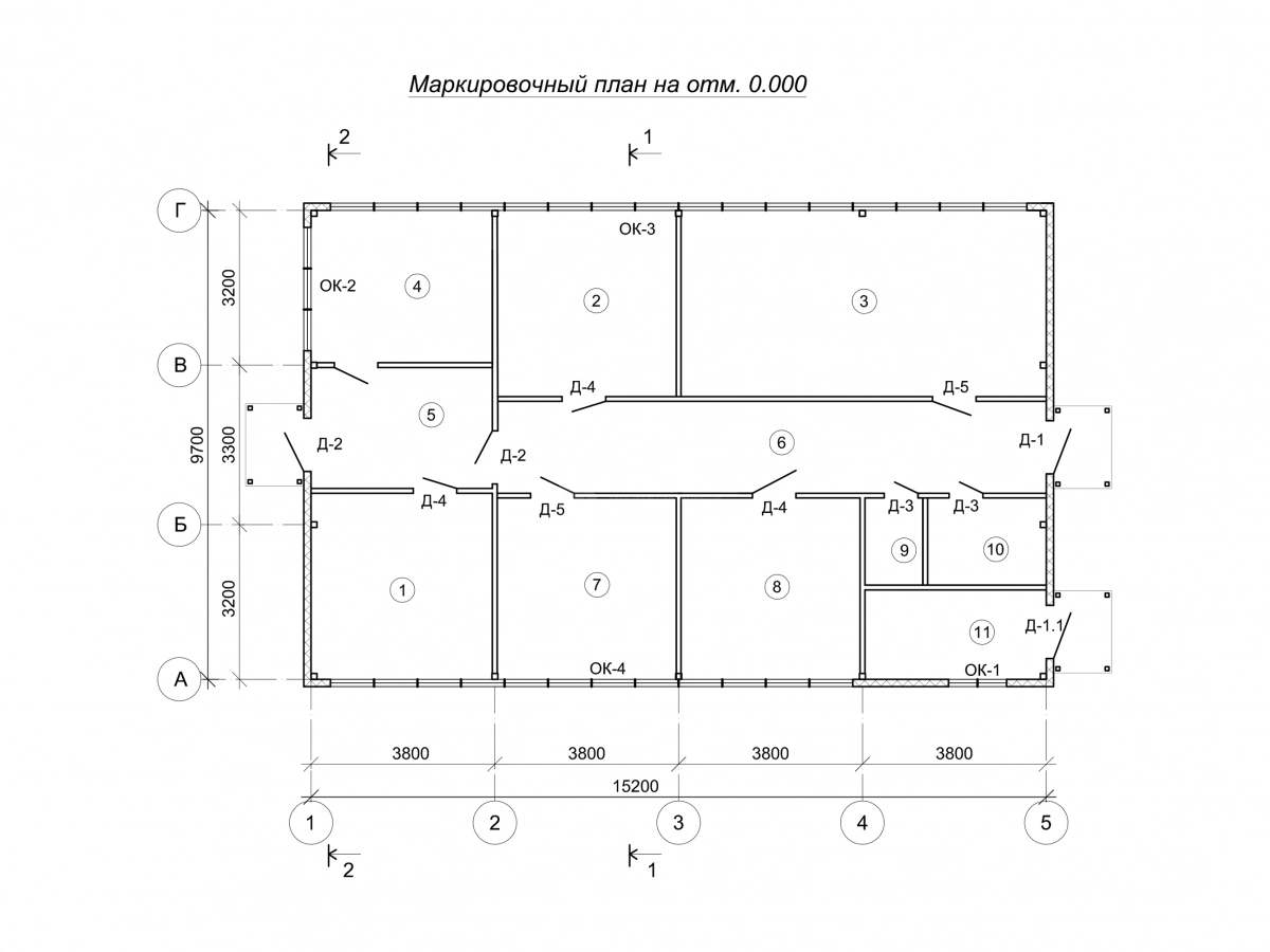 Планировка Офис из сэндвич-панелей -  фото 6