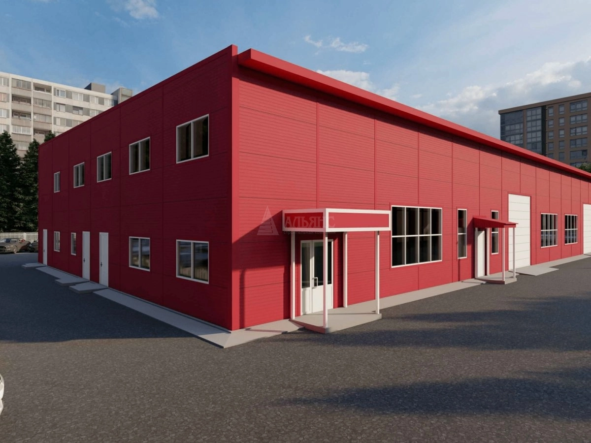 3D визуализация СТО из сэндвич-панелей - фото 4